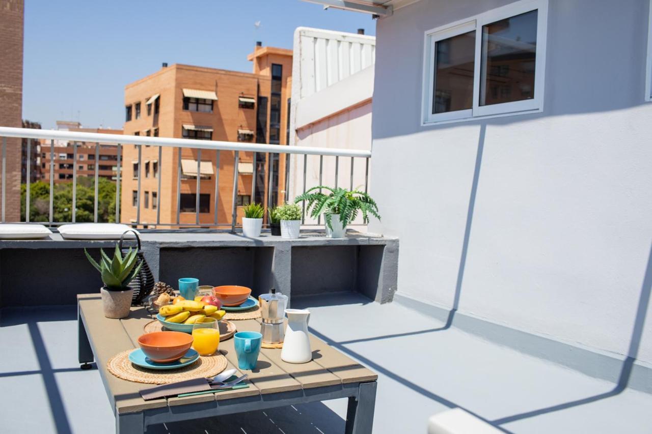 Florit Flats - Cabanyal 3 Bedroom Wifi Ac Terrace Beach Penthouse Βαλένθια Εξωτερικό φωτογραφία